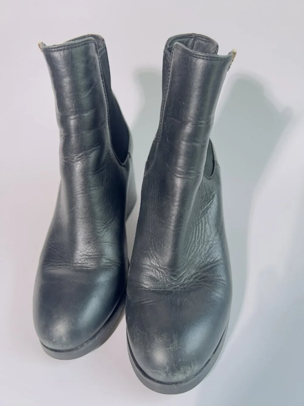 Tory Burch Miller Chelsea Ankle Boots Black Leather Women’s Size 7.5 M - Picture 6 of 9